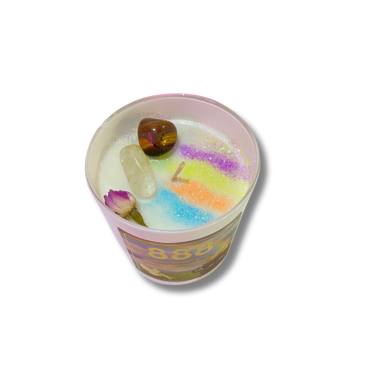 888 Angel Number Affirmation Candle