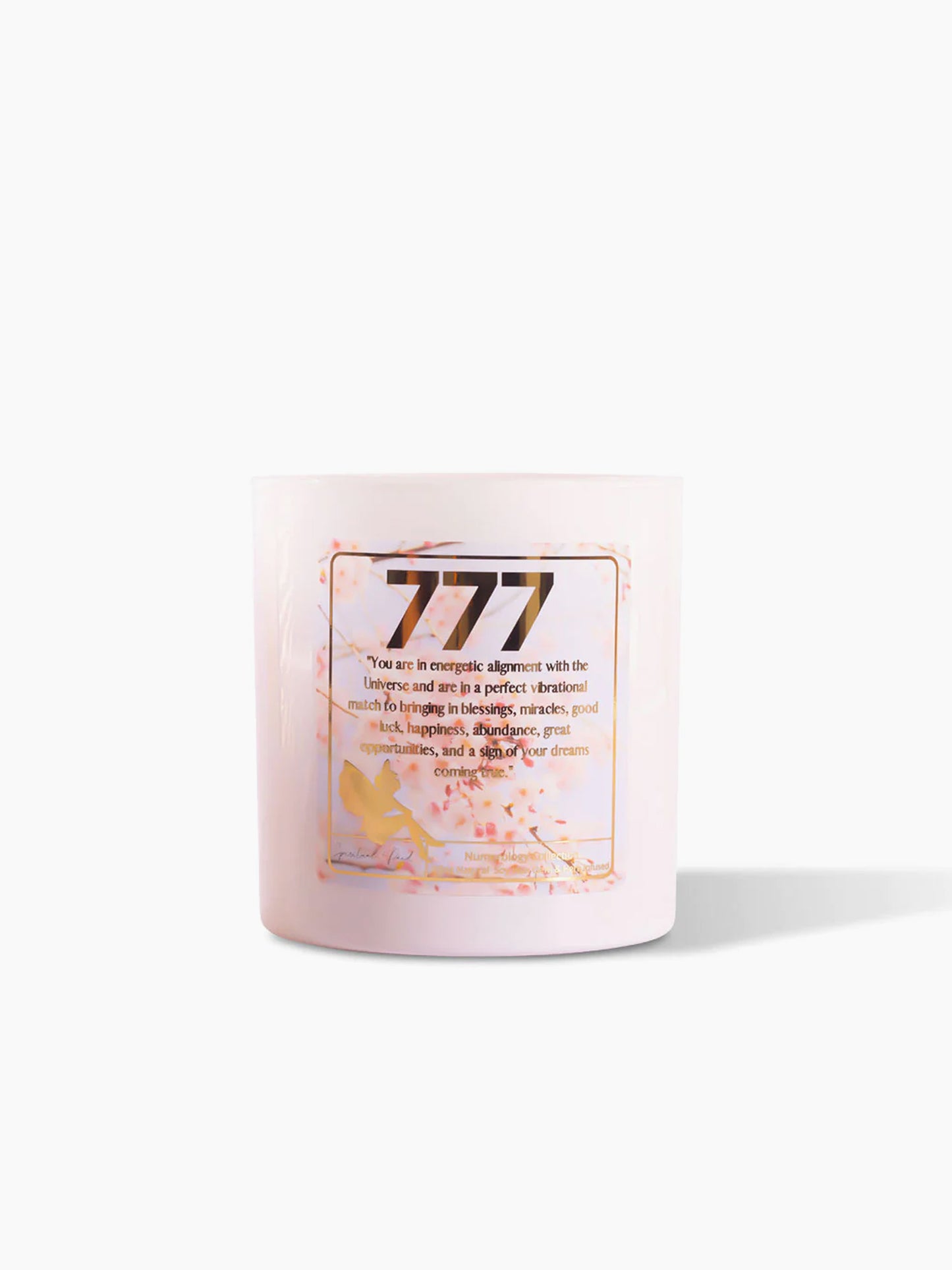 777 Angel Number Affirmation Candle