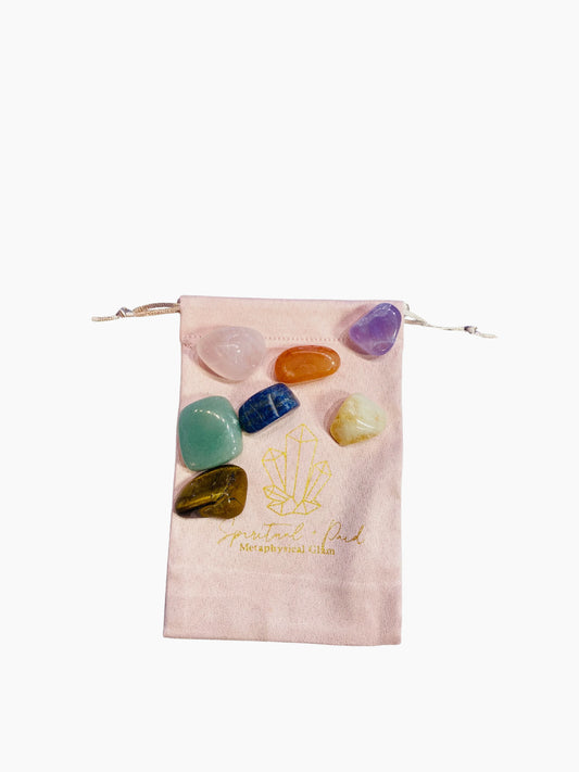 7 Chakra Crystal Set & Sage Bundle