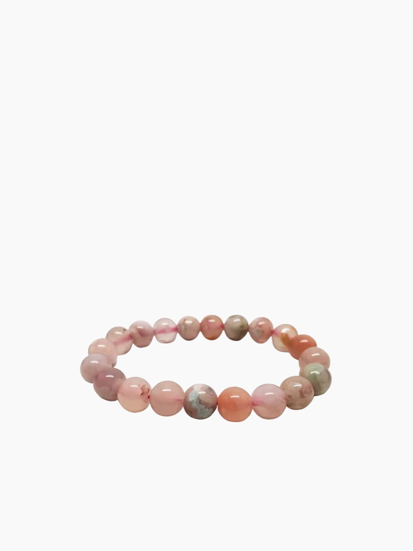 Flower Agate Crystal Bracelet- Manifestation* Passion* New Beginnings