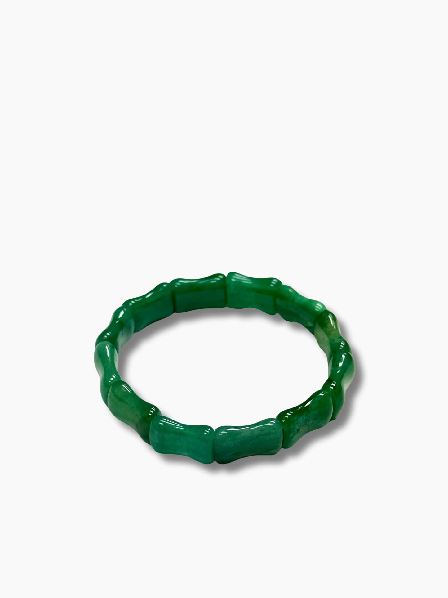 Green Aventurine ~ Bamboo Prosperity Bangle