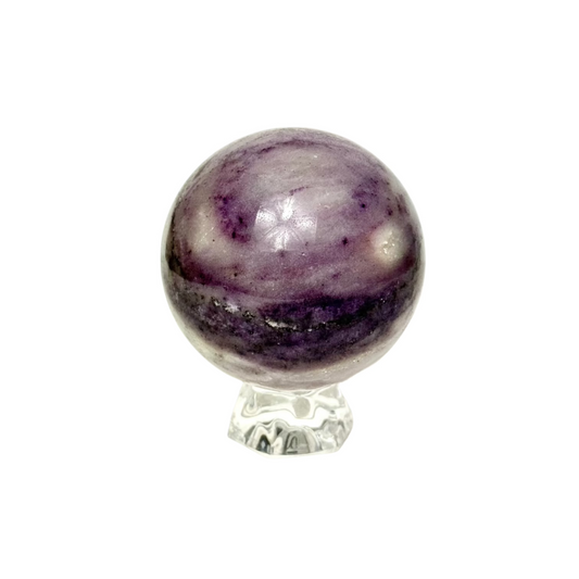 Lepidolite Spheres ~ Emotional Healing, Anxiety Relief, & Fear Release