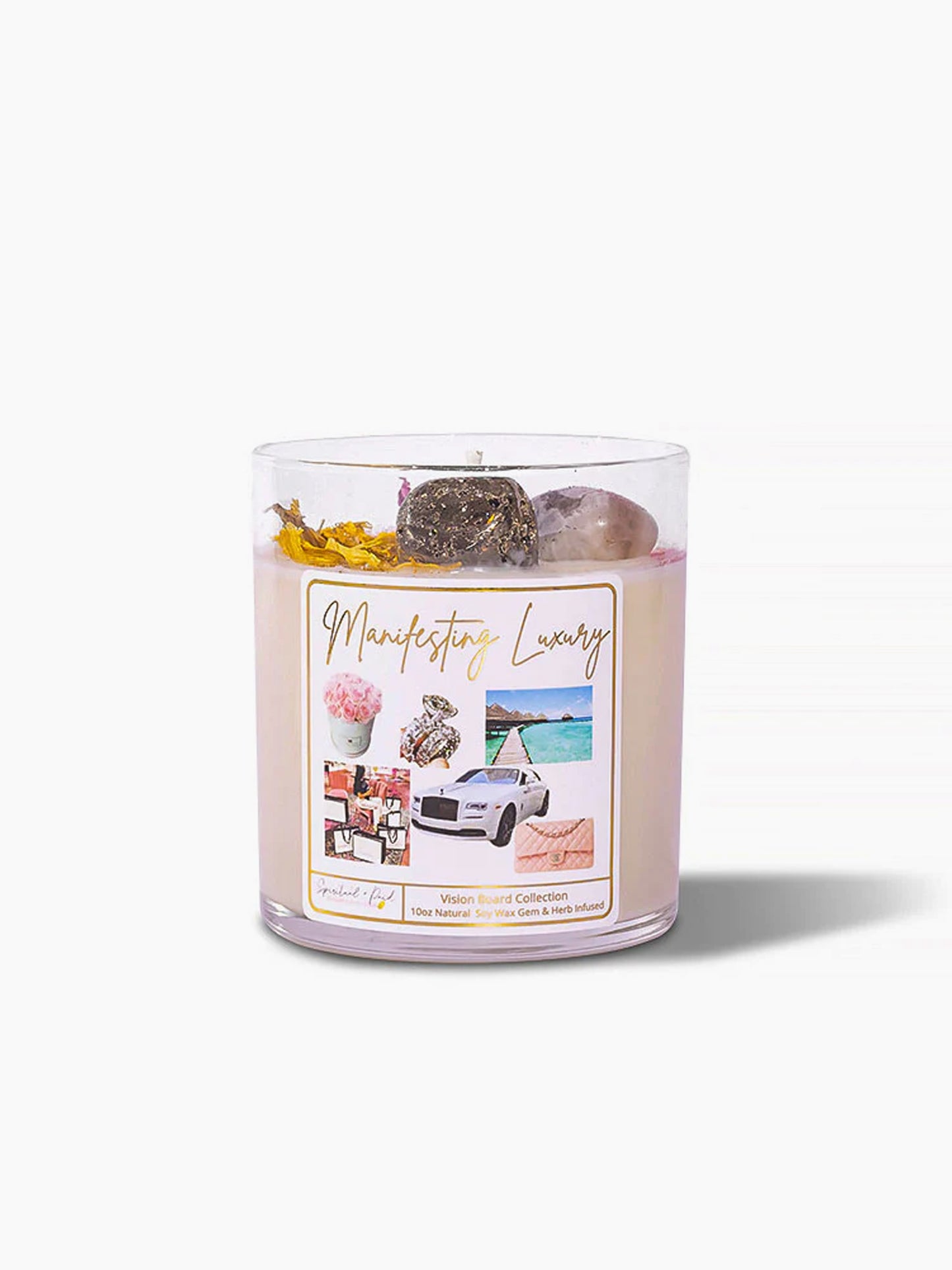 Limited Edition "Manifesting Luxury" Vision Board Manifestation Candle