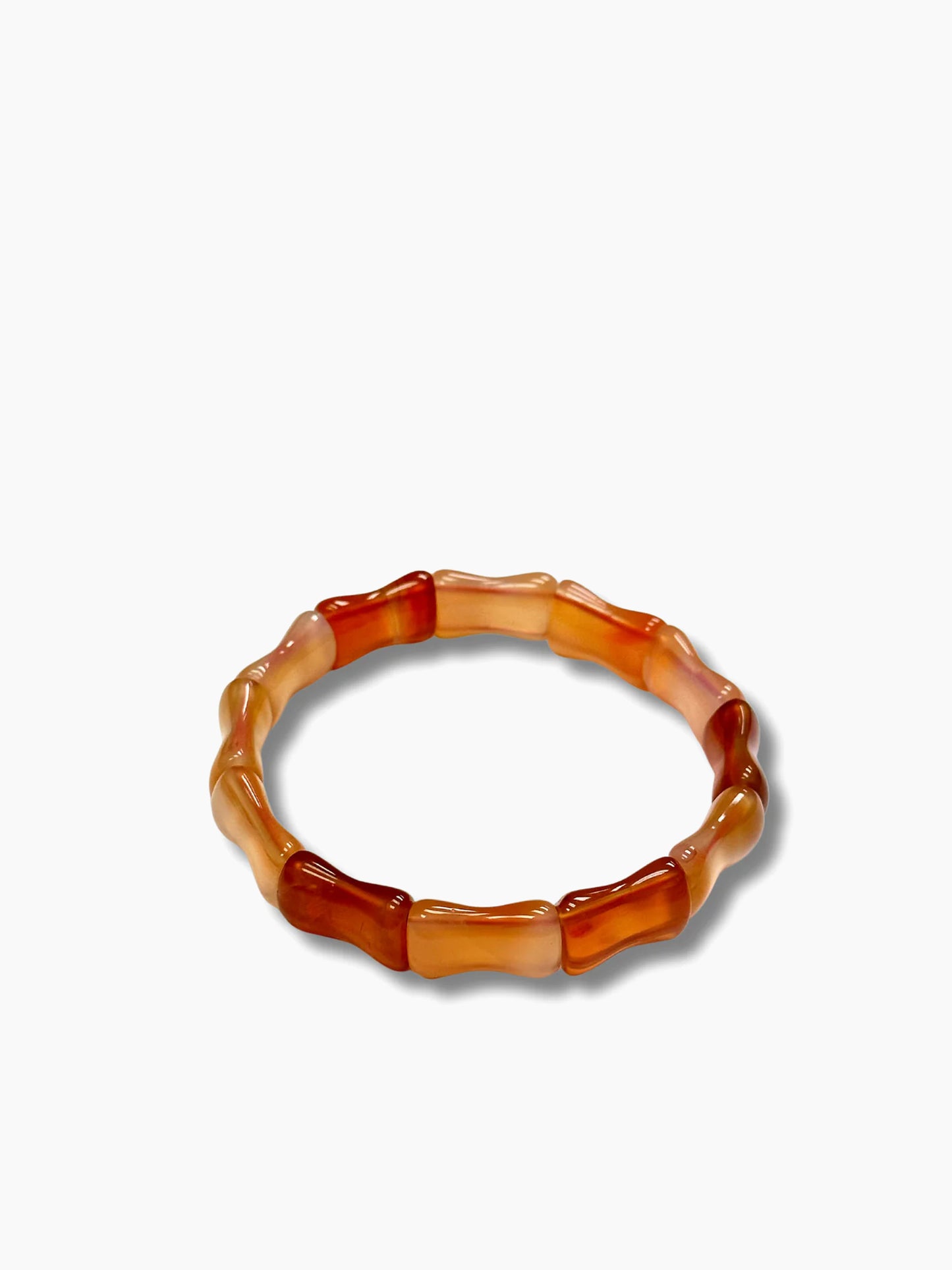 Red Carnelian Bamboo Bangles-Energy Booster* Creativity Stone*