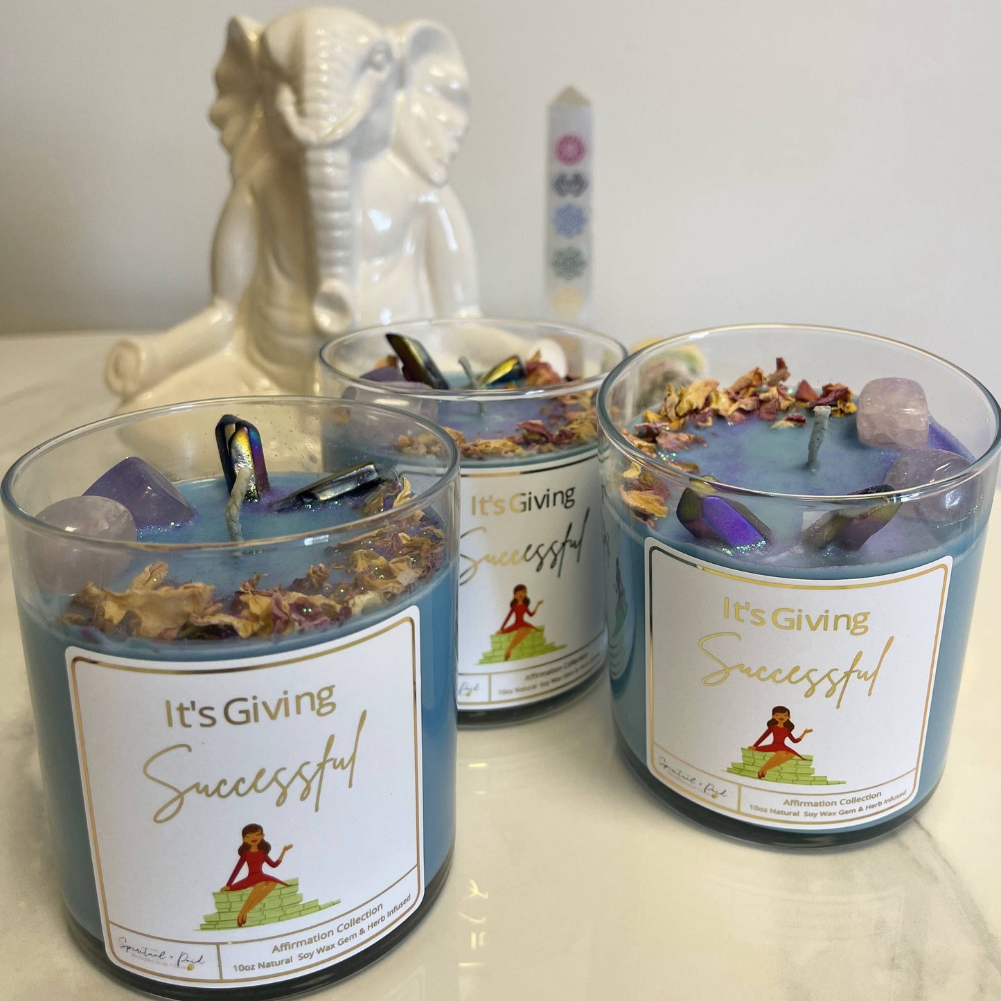 It’s Giving Successful Affirmation Candle - Call In Success