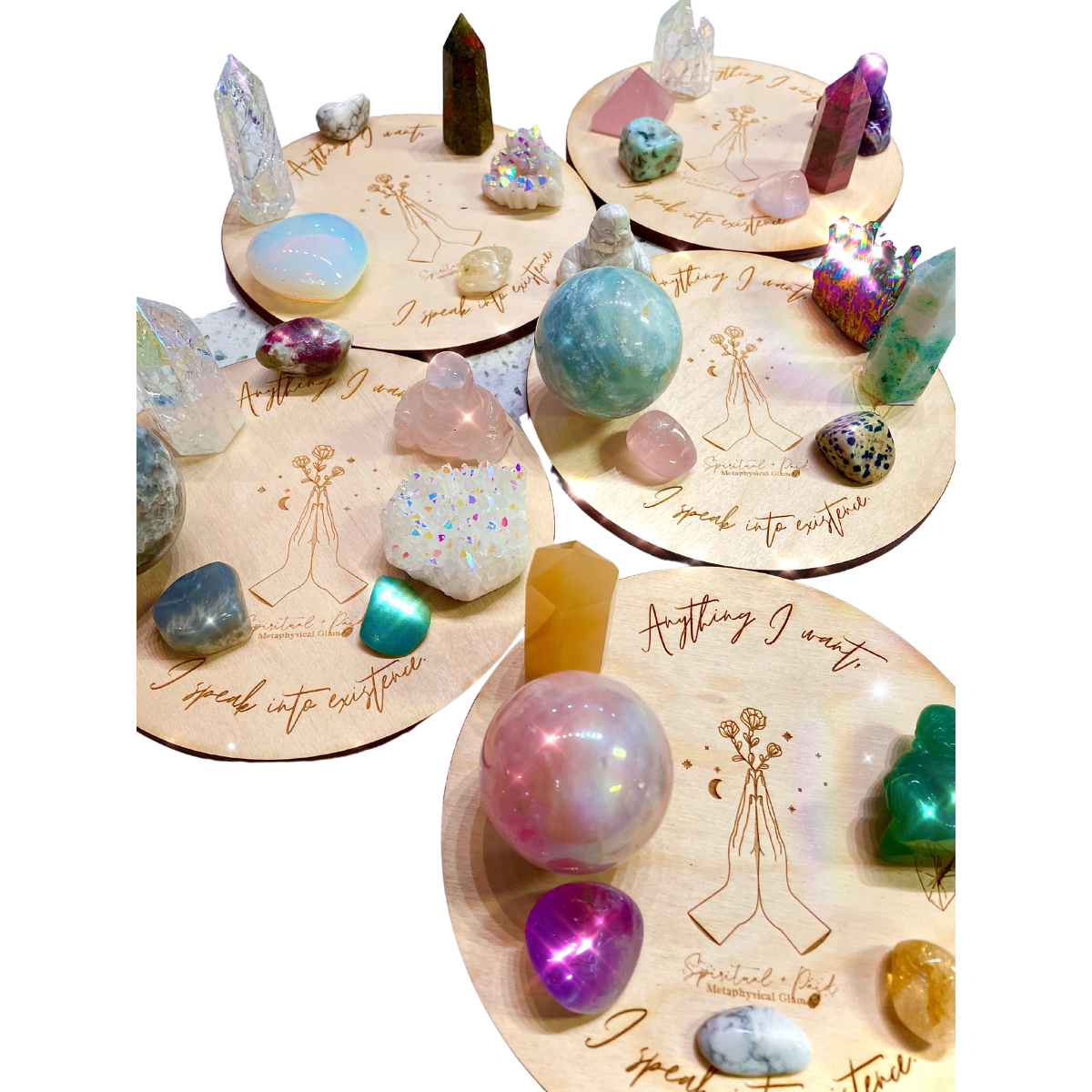 Manifestation Crystal Grid ~ I speak it into Existence