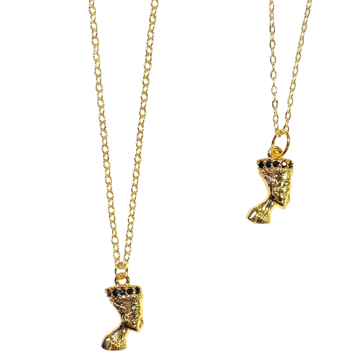 Dainty Nefertiti Necklace- Goddess Power