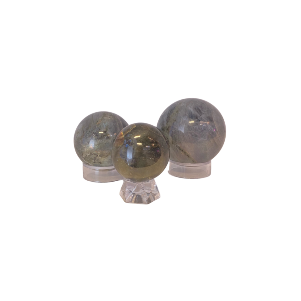 Labradorite Spheres ~ Transformation • Intuition • Protection