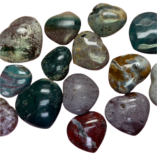 Ocean Jasper Hearts