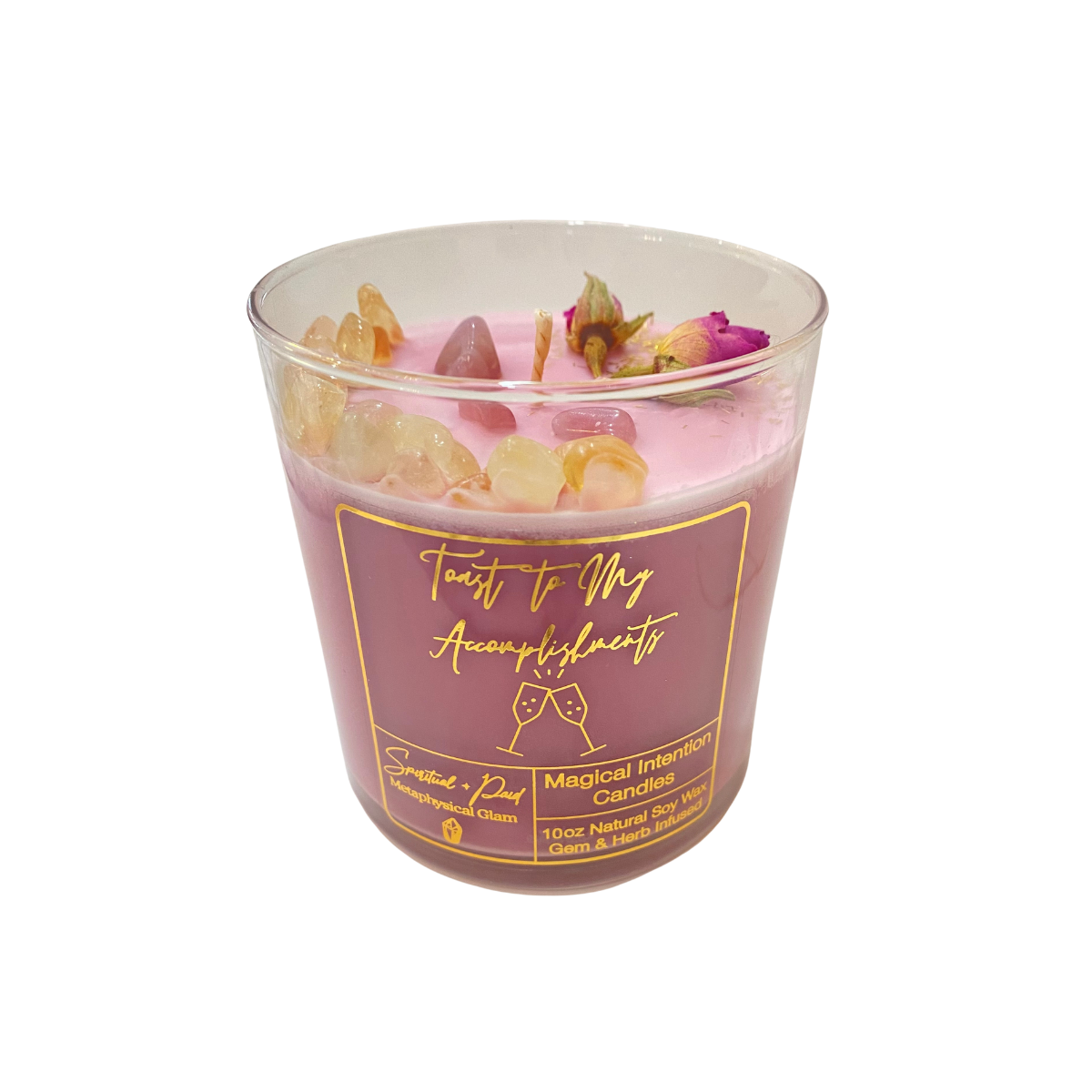 Exclusive Toast To My Accomplishments Celebration Manifestation Candle