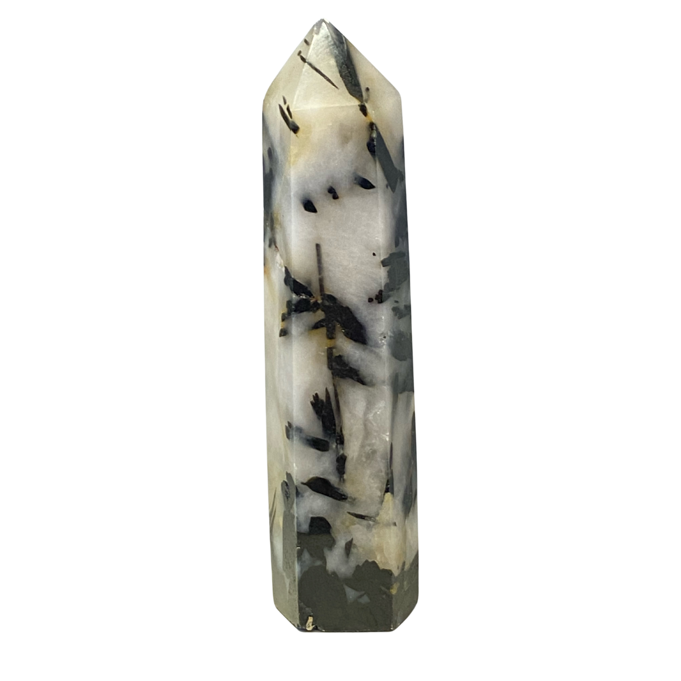 Black Rutilated Quartz Towers ~ Shadow Work • Spiritual Growth