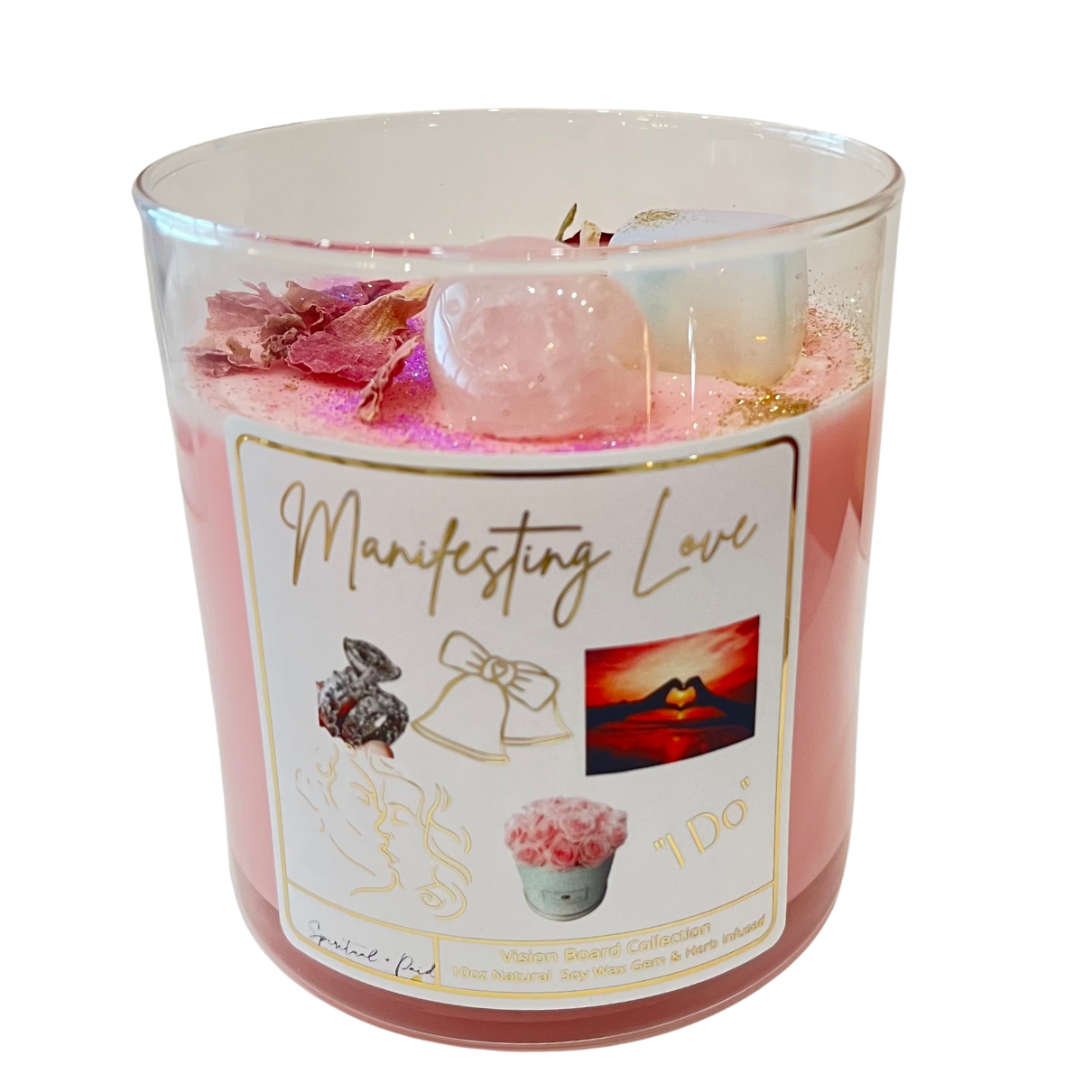 Limited Edition "Manifesting Love" Vision Board Manifestation Candle