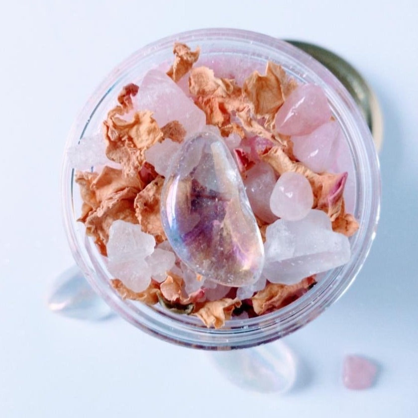 Love Spell "Self Love & Romance" Crystal Infused Bath Salt