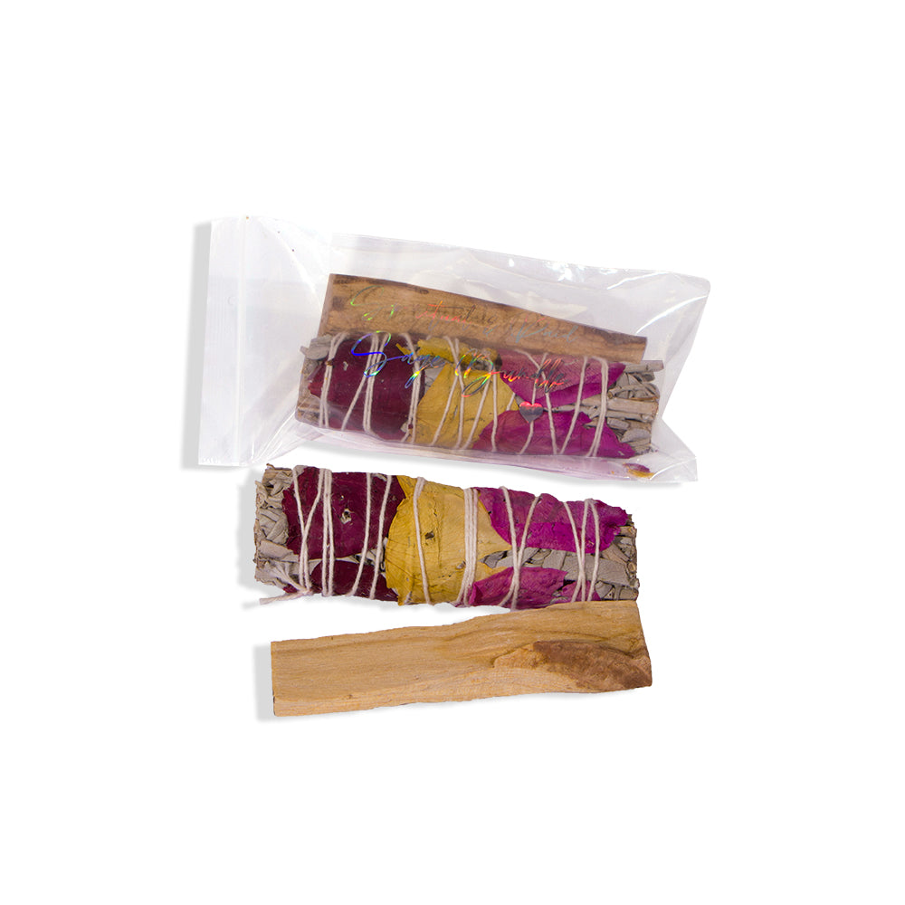 Palo Santo & Sage Smudge Kit ~ Energy Clearing & Protection