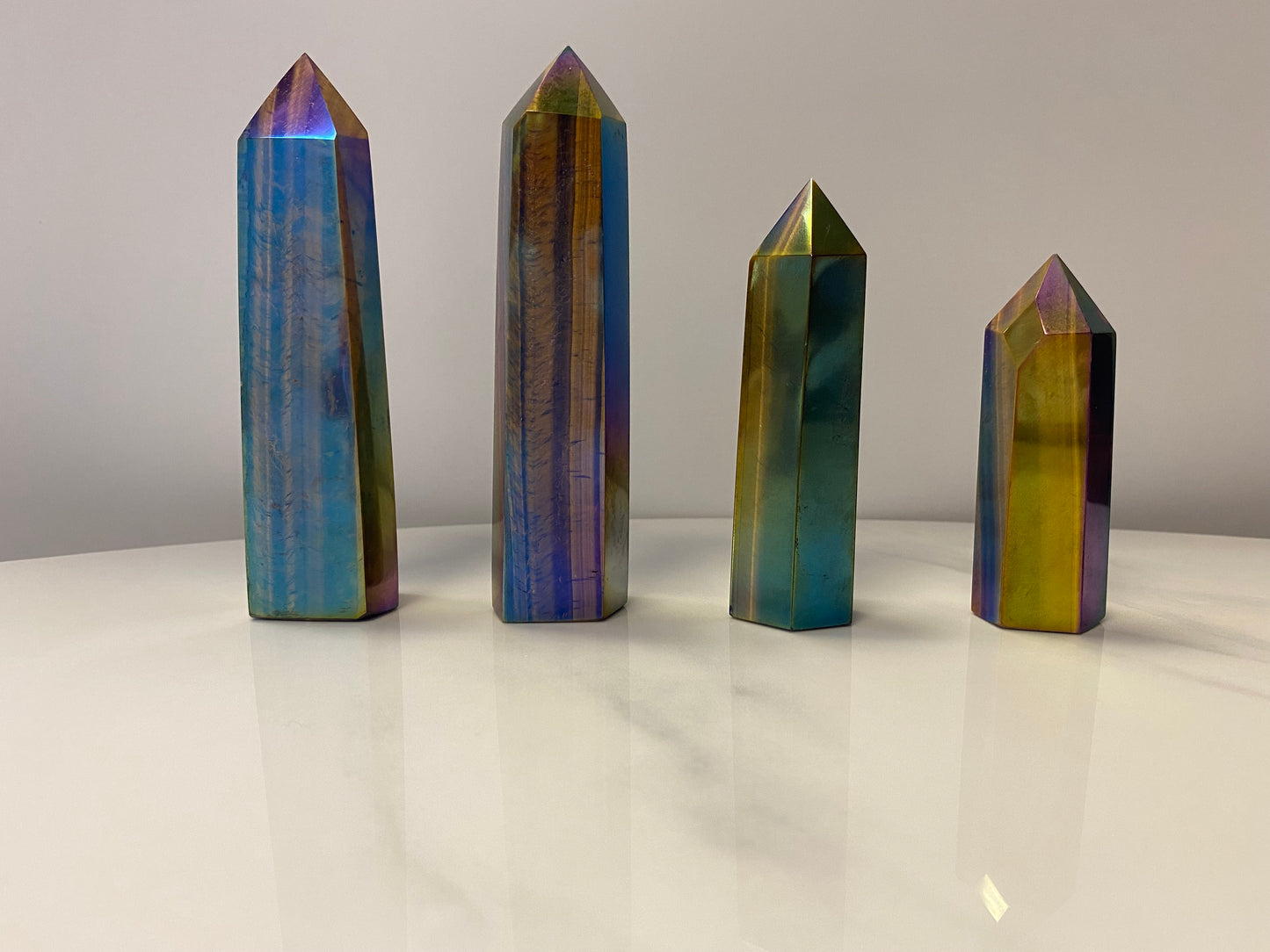 Titanium Aura Tiger's Eye Tower