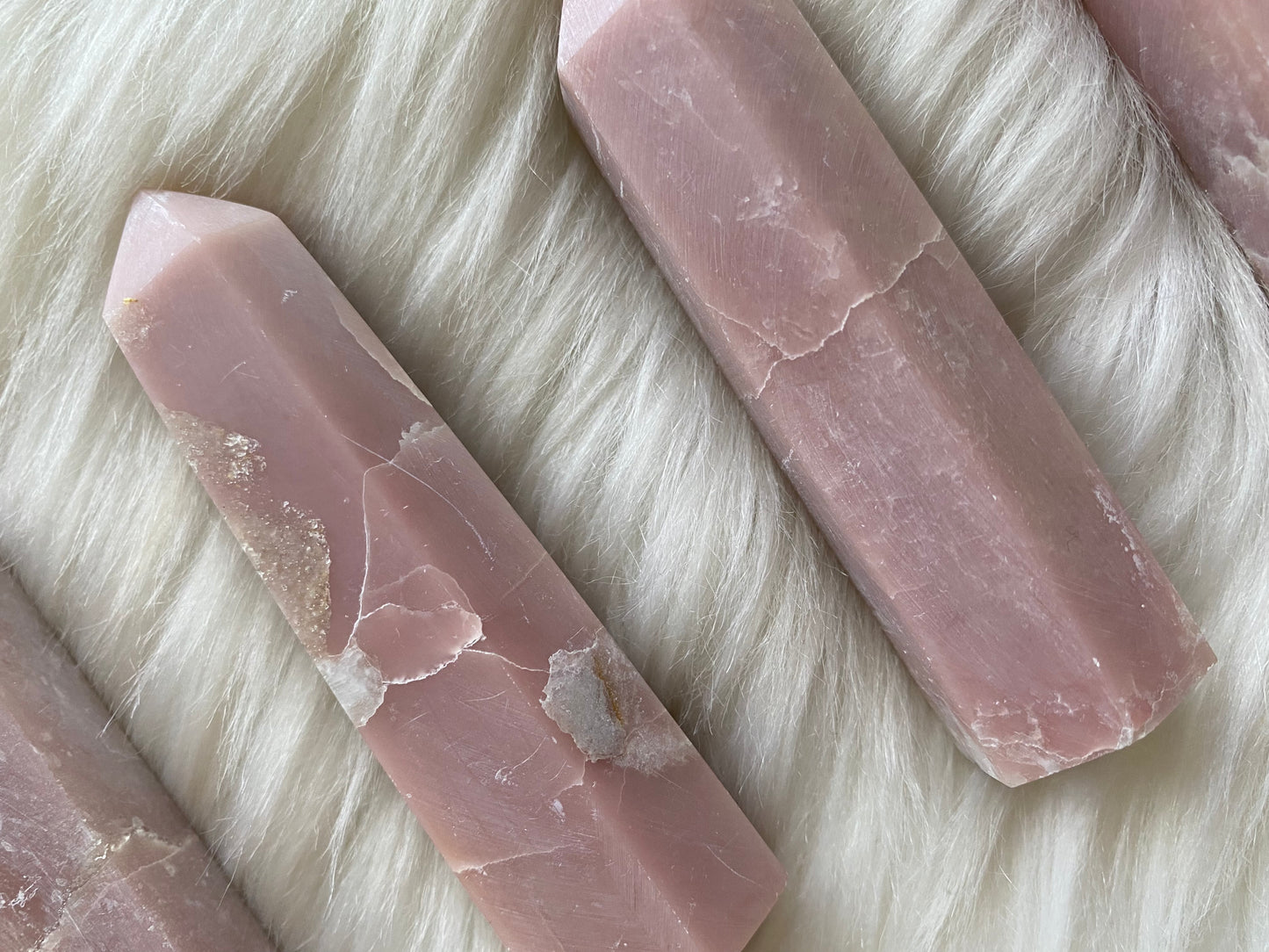 Pink Opal Tower- Compassion• Love• Heart Healing