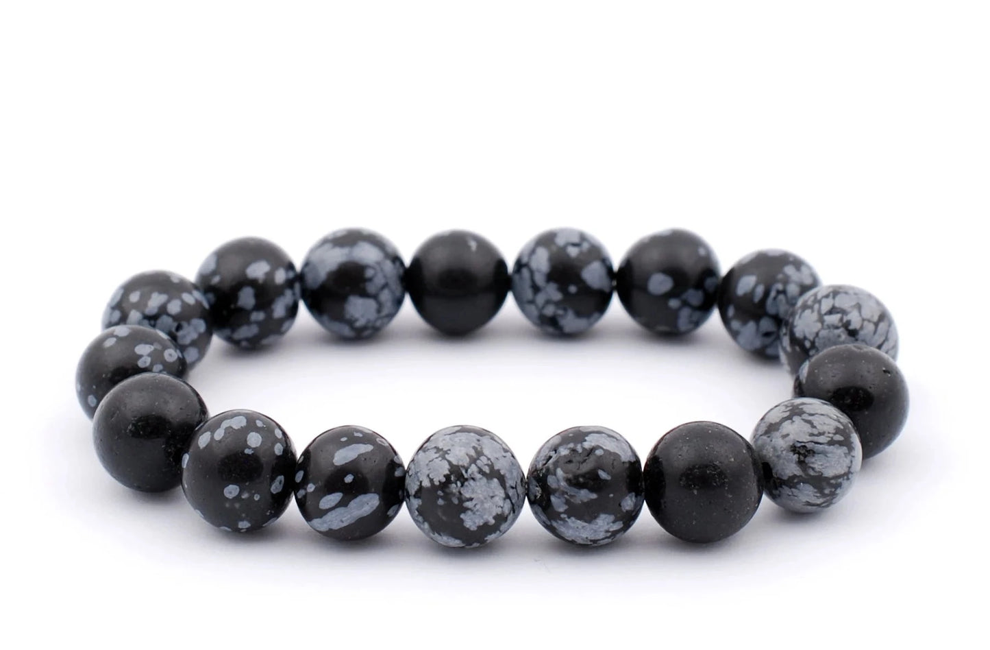 Snowflake Obsidian Bracelet ~ Purity & Optimism