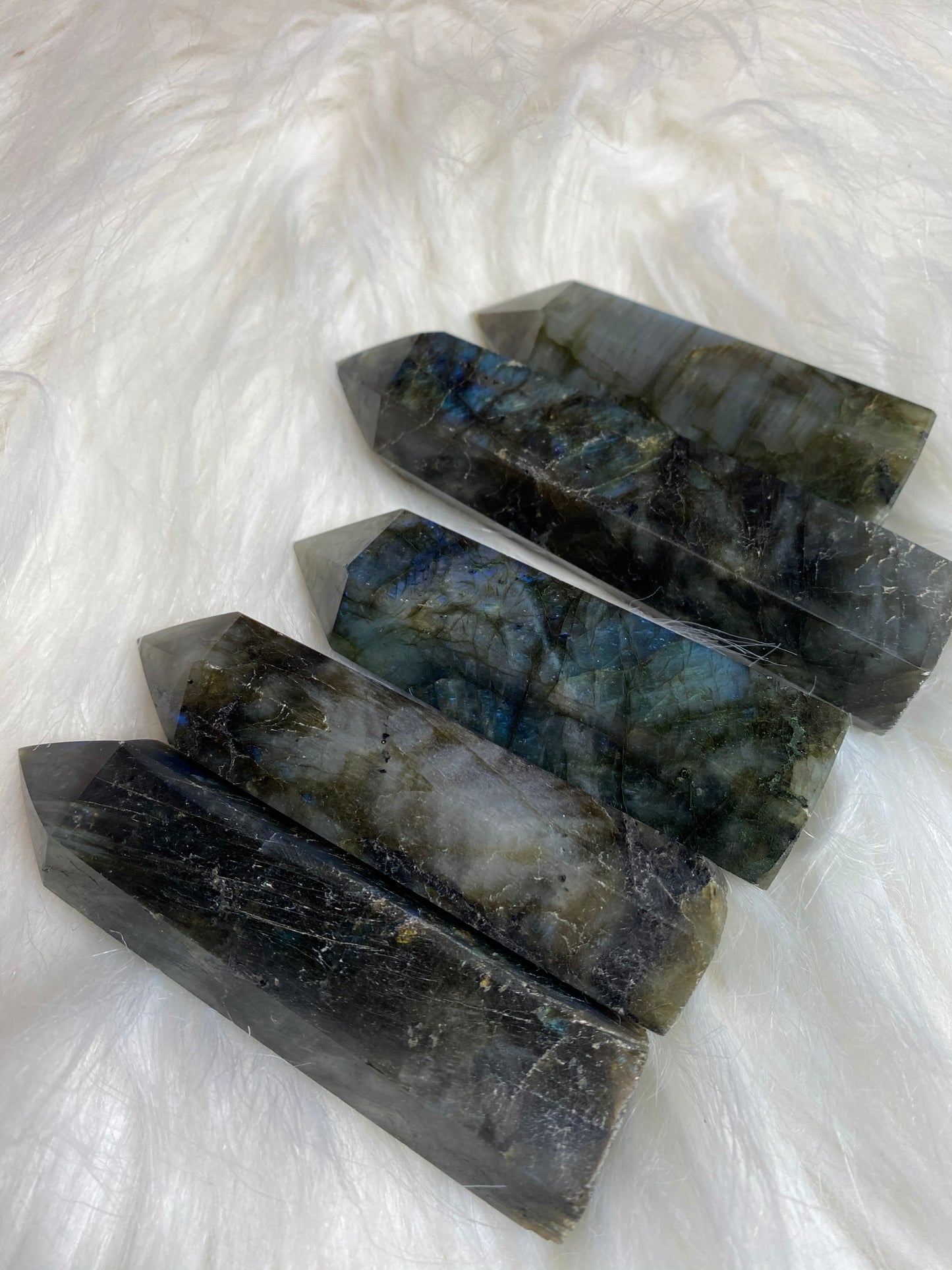 Labradorite Point Tower ~ Intuition, Awakening, & Protection