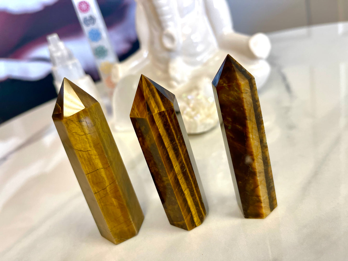 Tigers Eye Towers ~Good Luck• Protection•Prosperity
