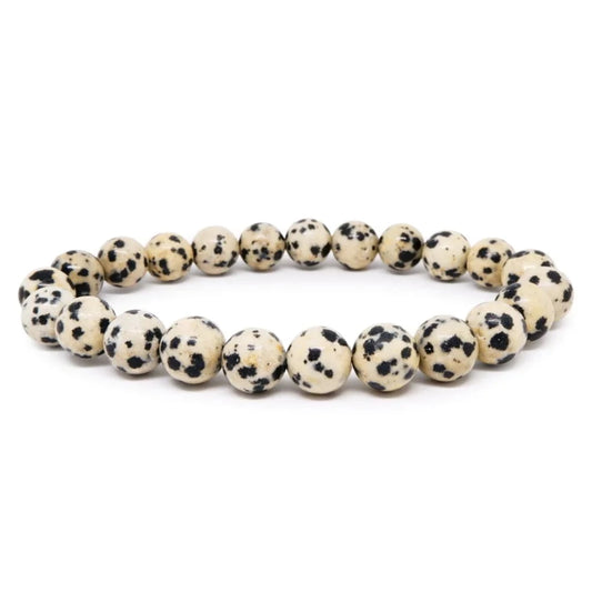 Dalmatian Jasper Bracelet• Protection• Courage