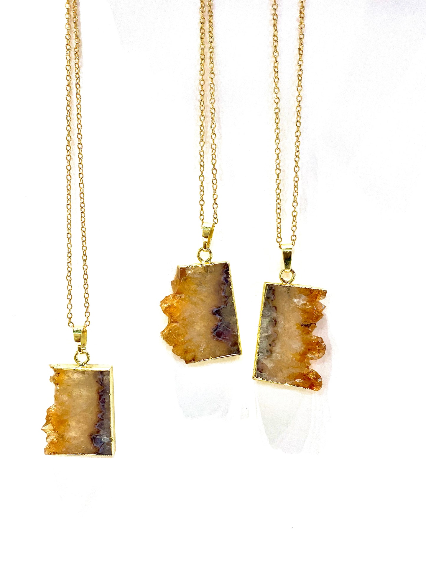 Raw Citrine Necklace
