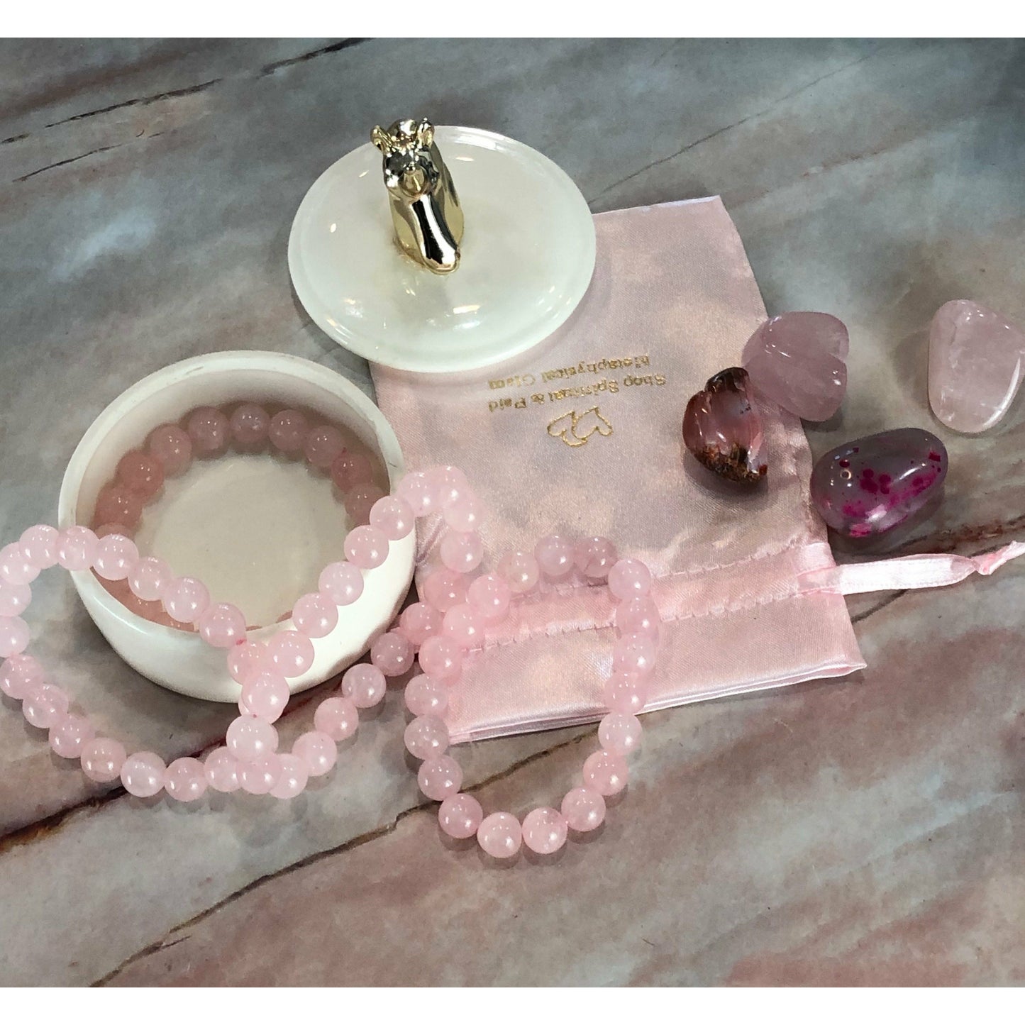 Rose Quartz Bracelet ~ Self Love & Romance