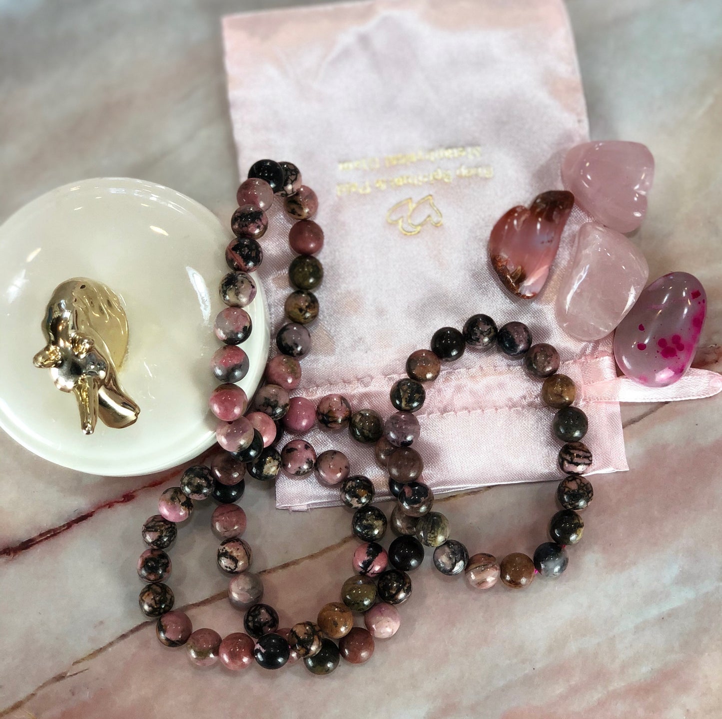 Rhodonite Bracelet ~ Self Love & Acceptance