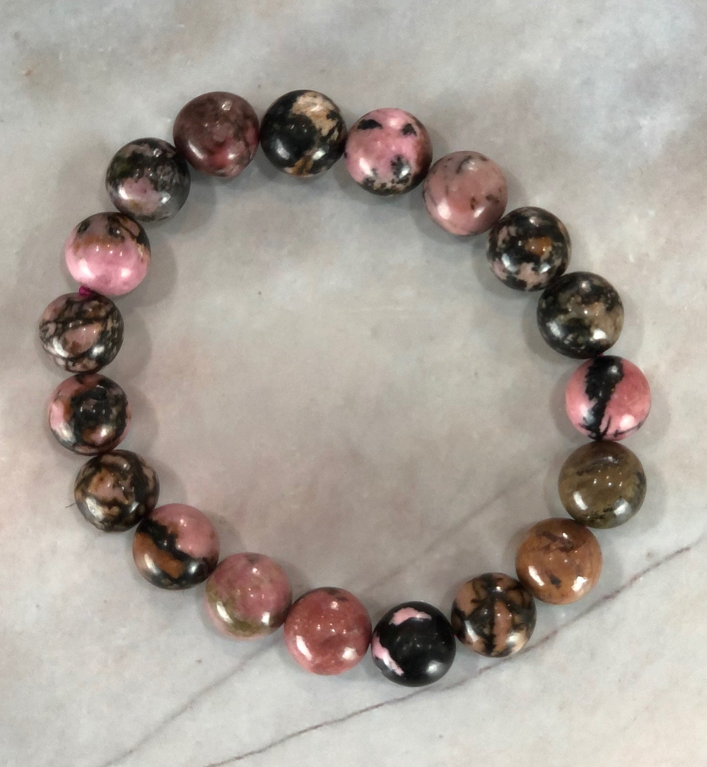 Rhodonite Bracelet ~ Self Love & Acceptance