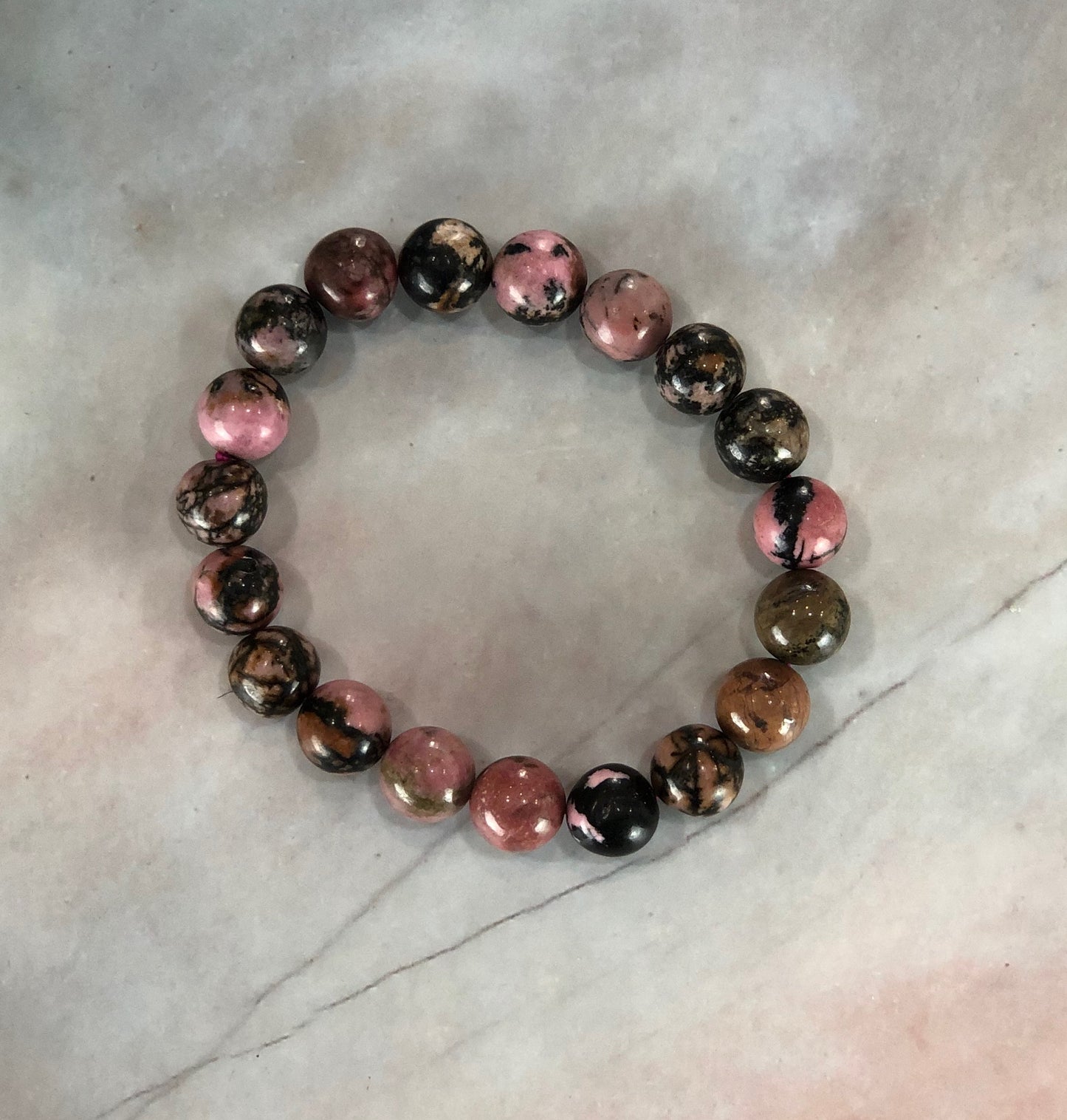 Rhodonite Bracelet ~ Self Love & Acceptance