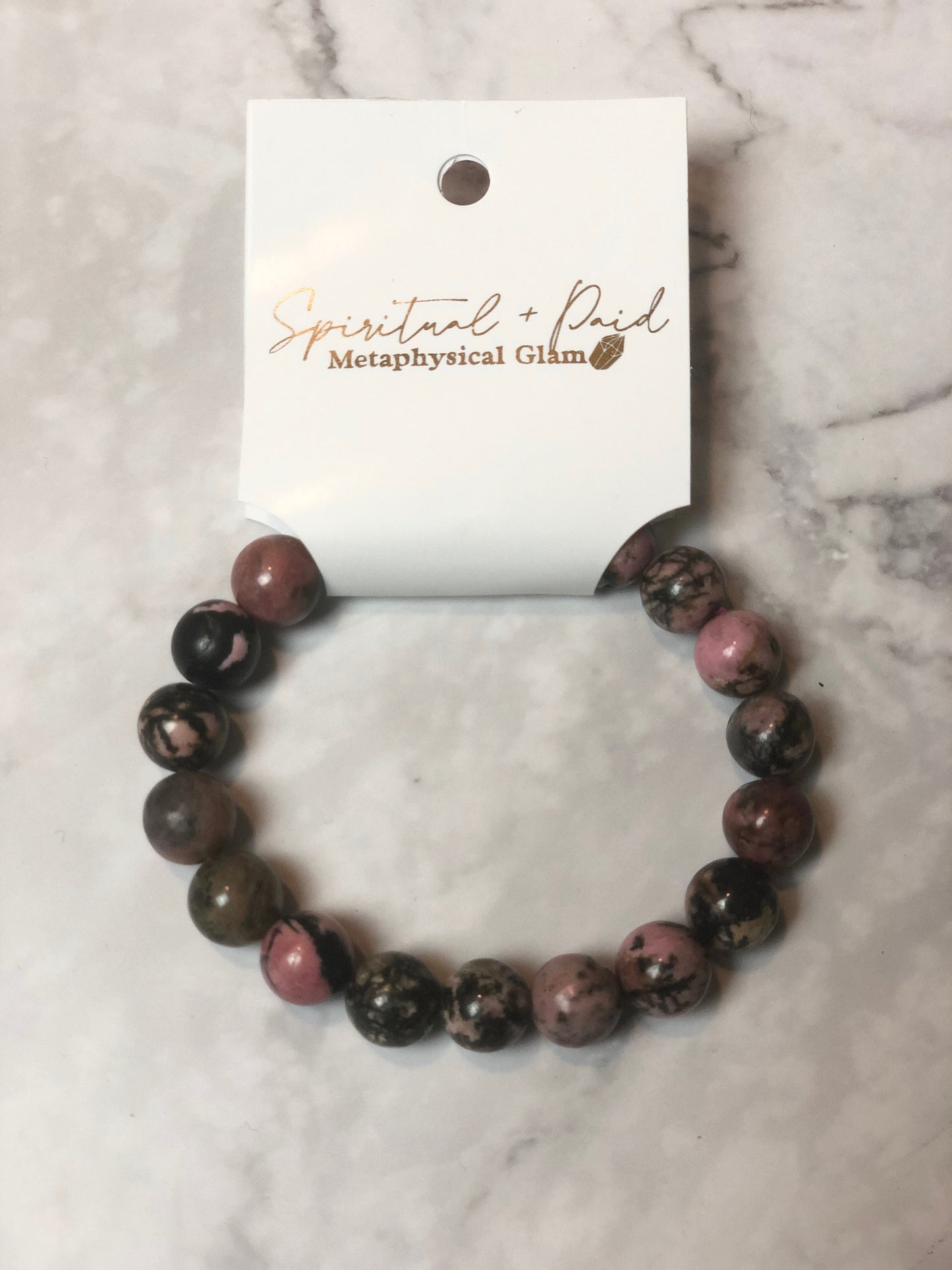 Rhodonite Bracelet ~ Self Love & Acceptance