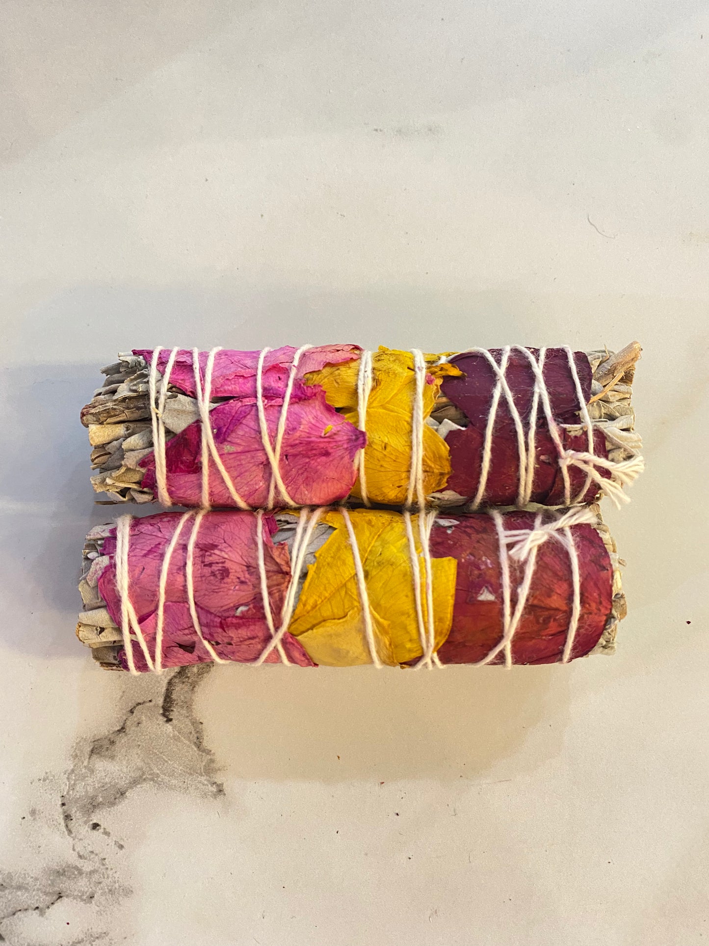 Luxury Rose Floral White Sage Bundle