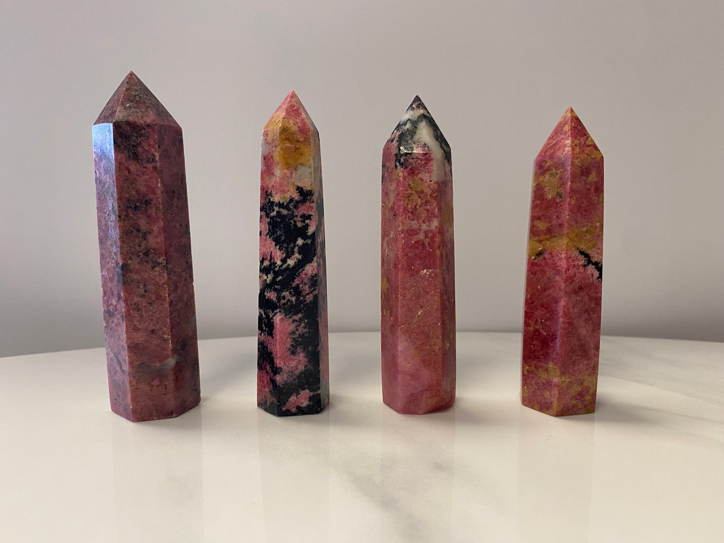 Rhodonite Tower ~ Emotional Healing, Compassion, & Growth