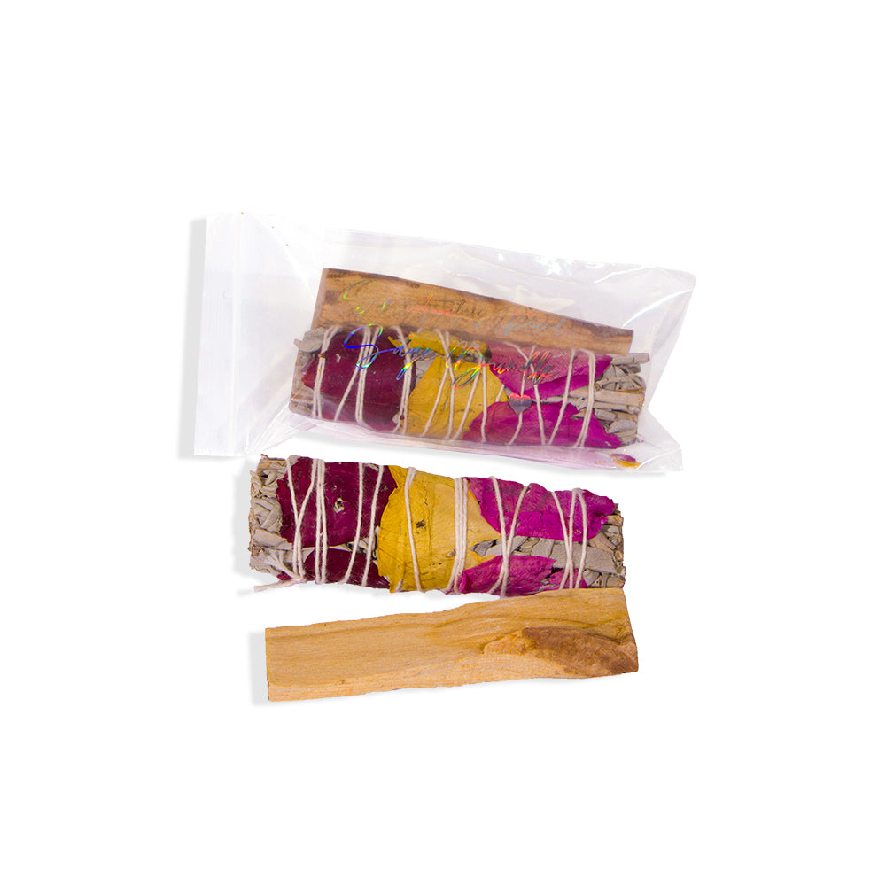 Palo Santo & Sage Smudge Kit ~ Energy Clearing & Protection