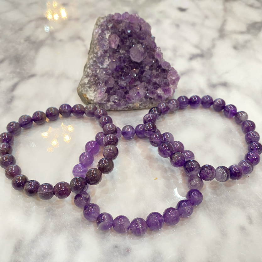Amethyst Bracelet ~ Protection, Spirituality, & Stress Relief