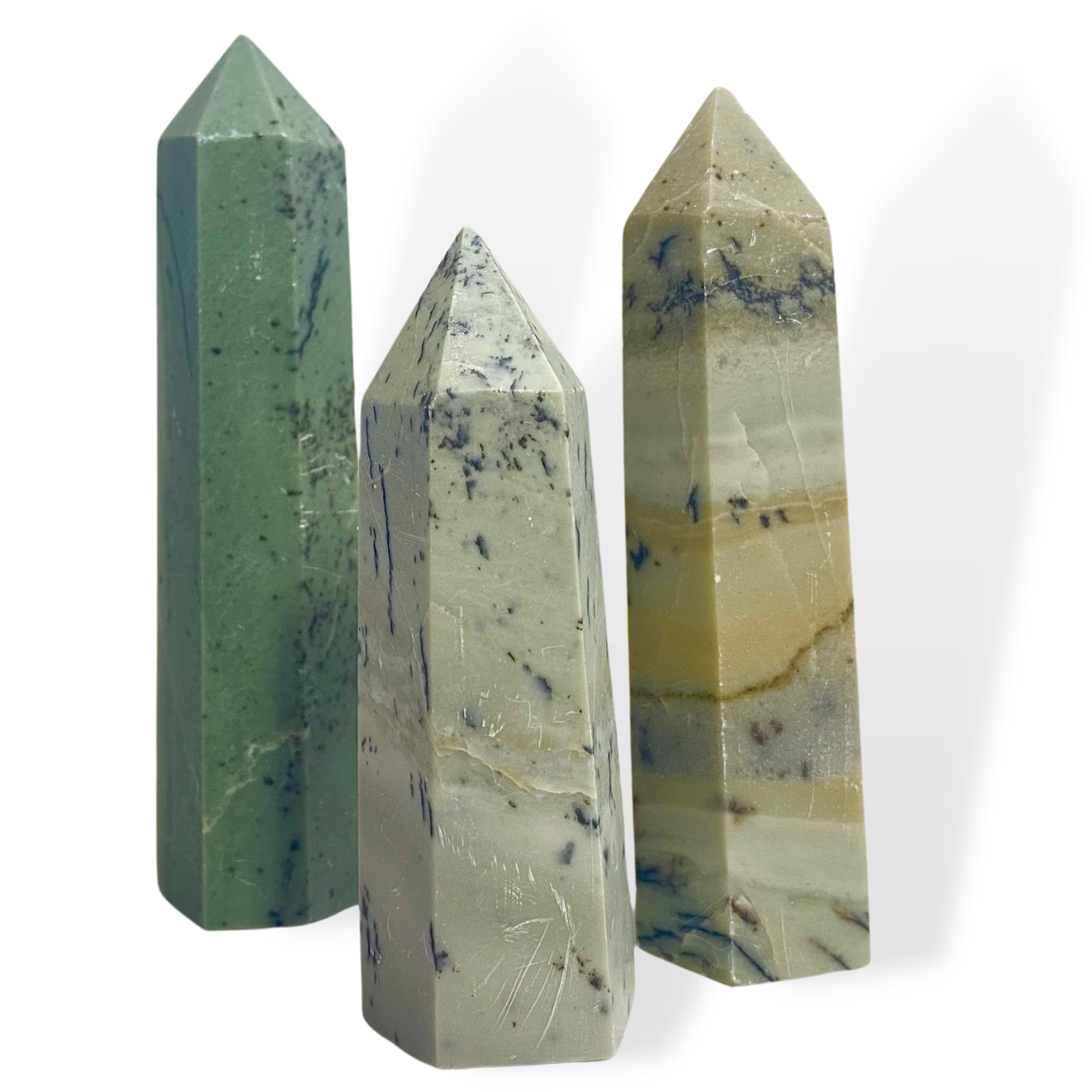 Dendritic Green Jasper Tower ~ Manifesting, Meditation, & Alignment