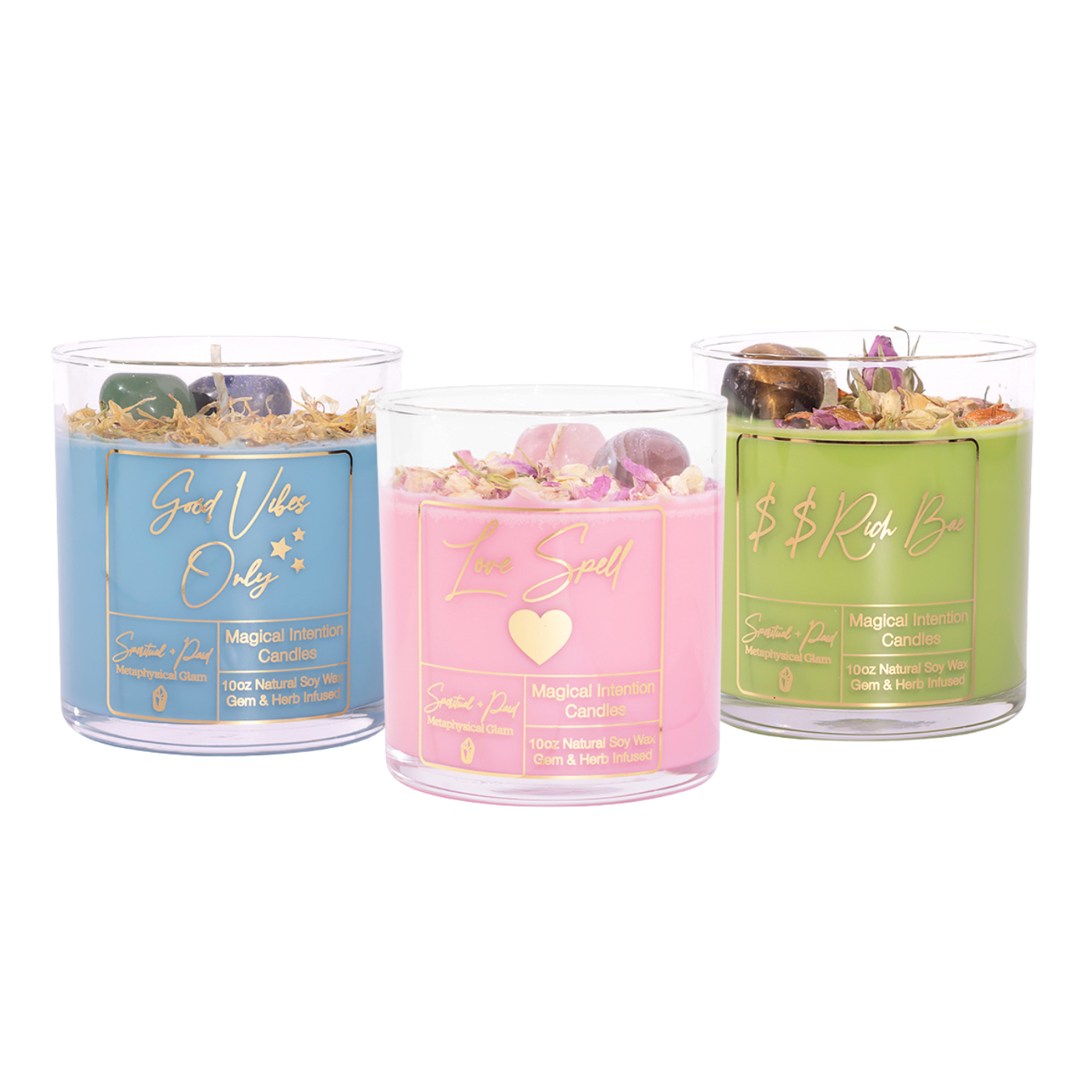 Love•Money & Good Vibes Candle Bundle