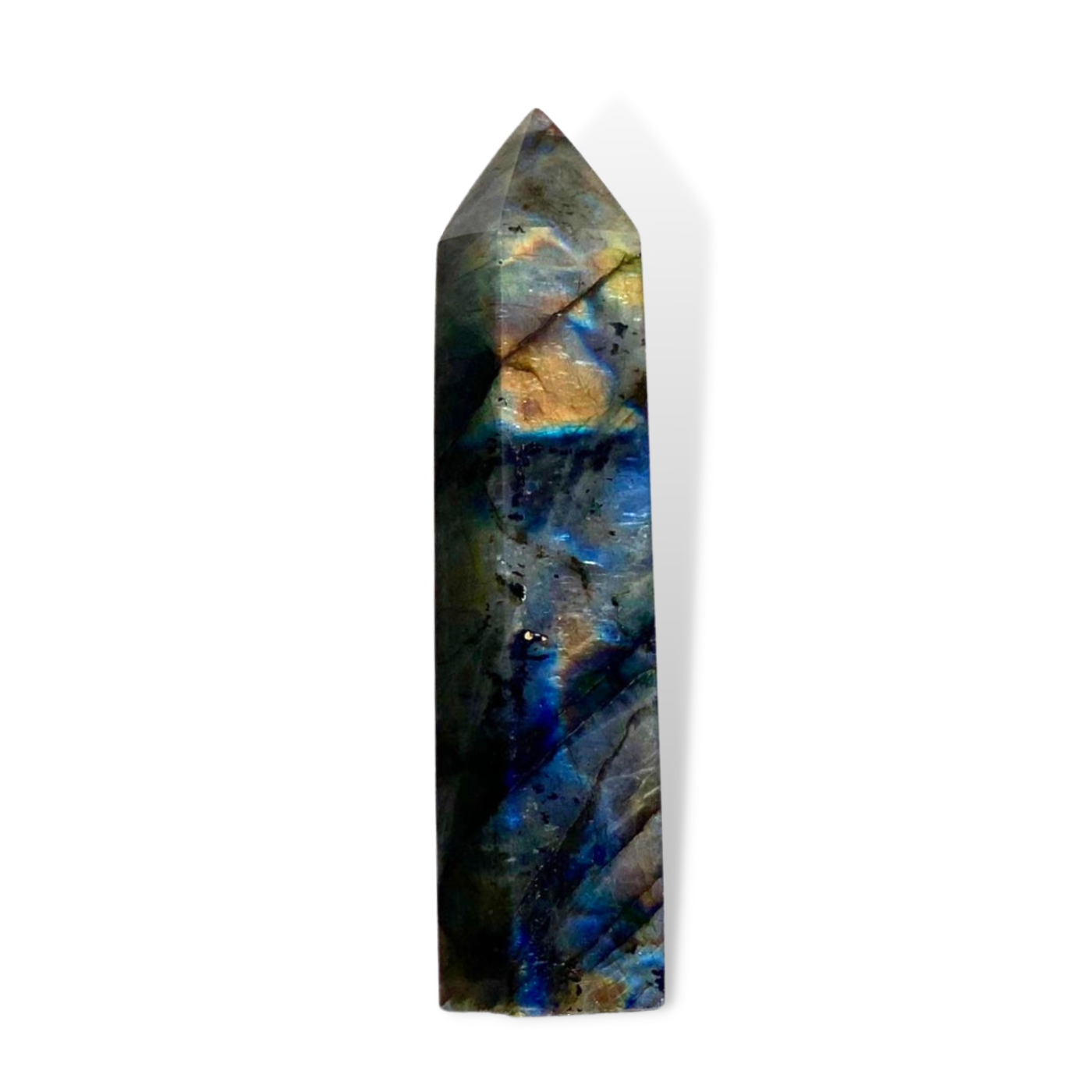 Labradorite Point Tower ~ Intuition, Awakening, & Protection