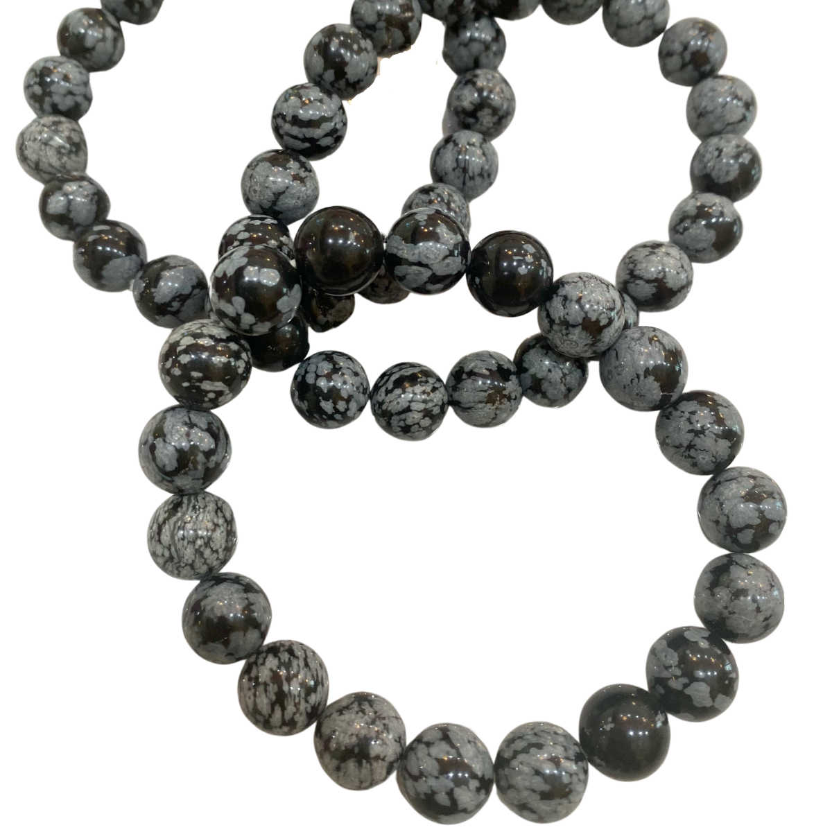 Snowflake Obsidian Bracelet ~ Purity & Optimism