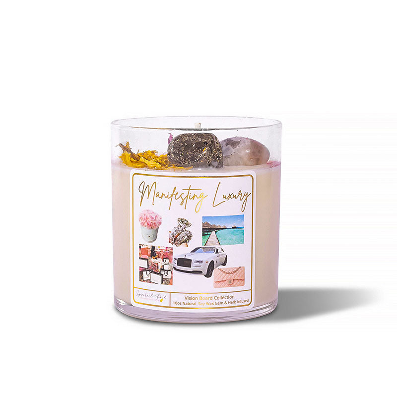 Limited Edition "Manifesting Luxury" Vision Board Manifestation Candle