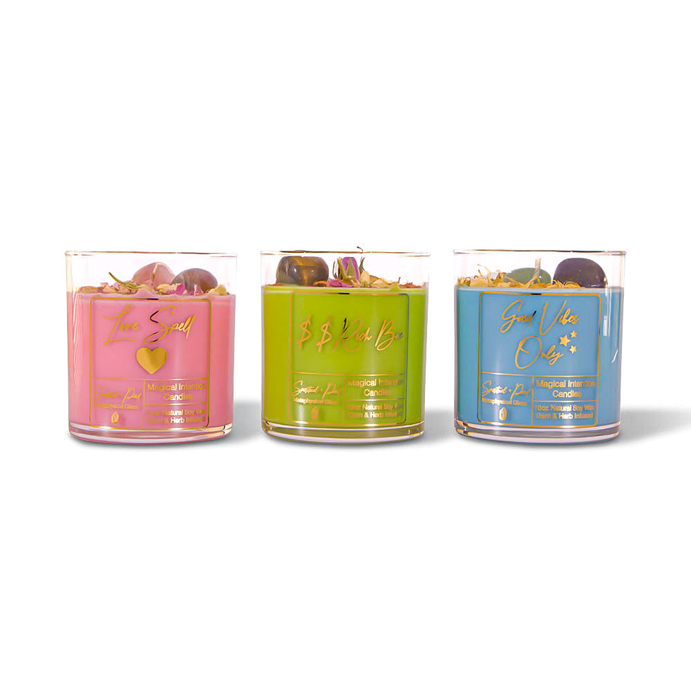Love•Money & Good Vibes Candle Bundle