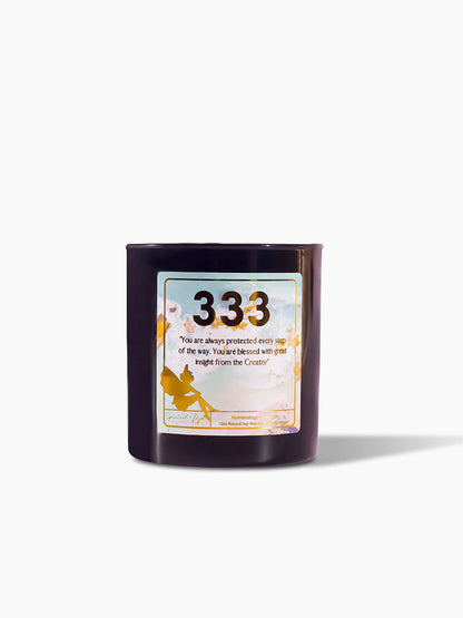 333 Angel Number Affirmation Candle