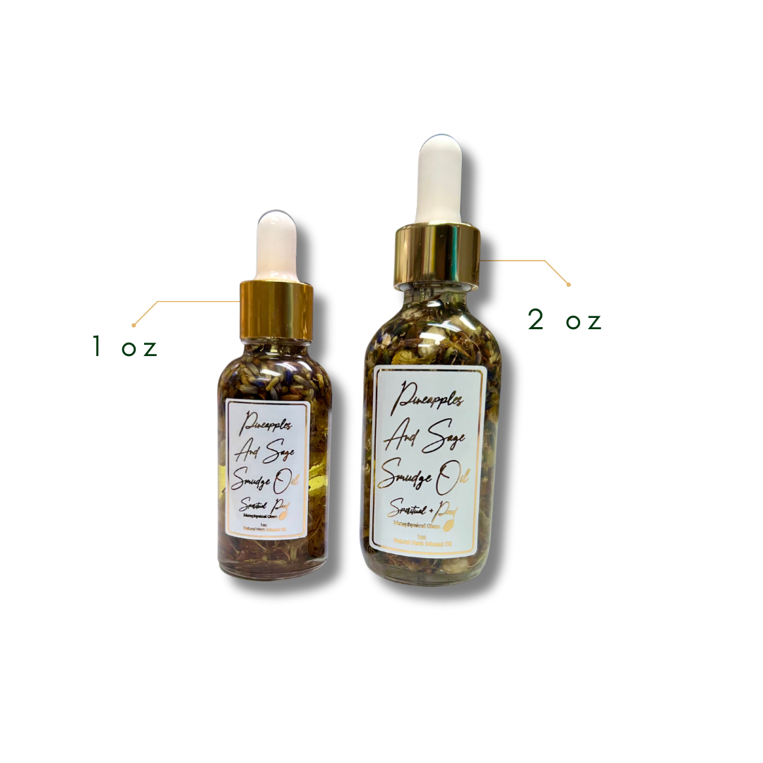 Pineapples & Sage "Smudge" Oil- Protection Peace