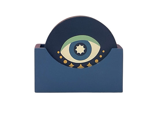 Evil Eye Coaster Set