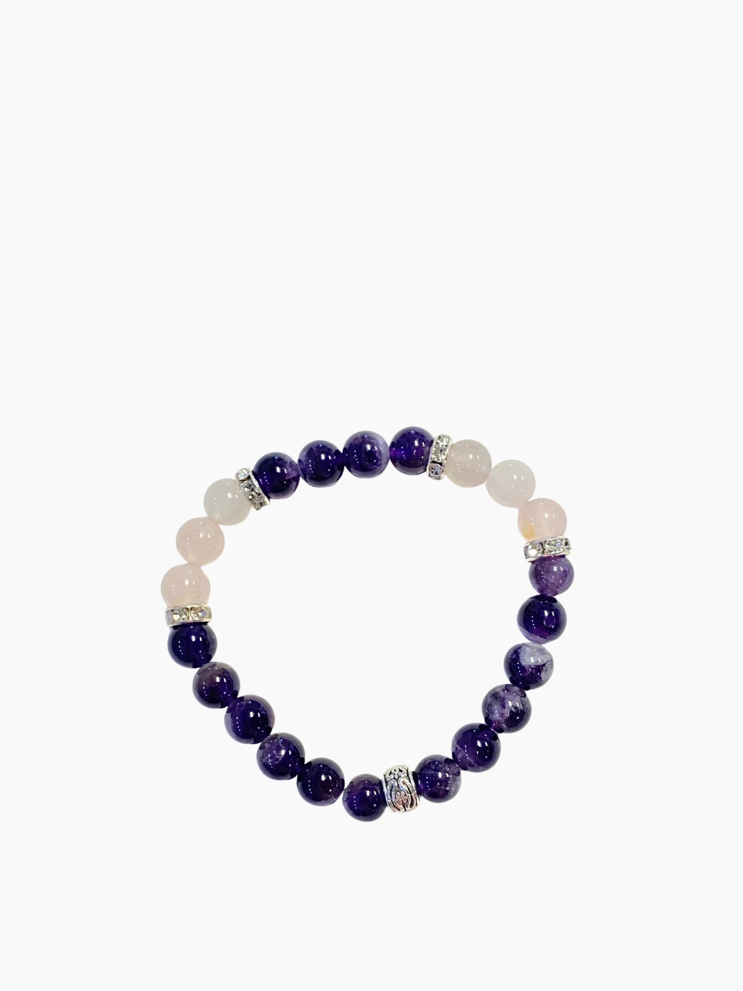 Amethyst & Rose Quartz Bracelet ~ Healing, Beauty, & Protection