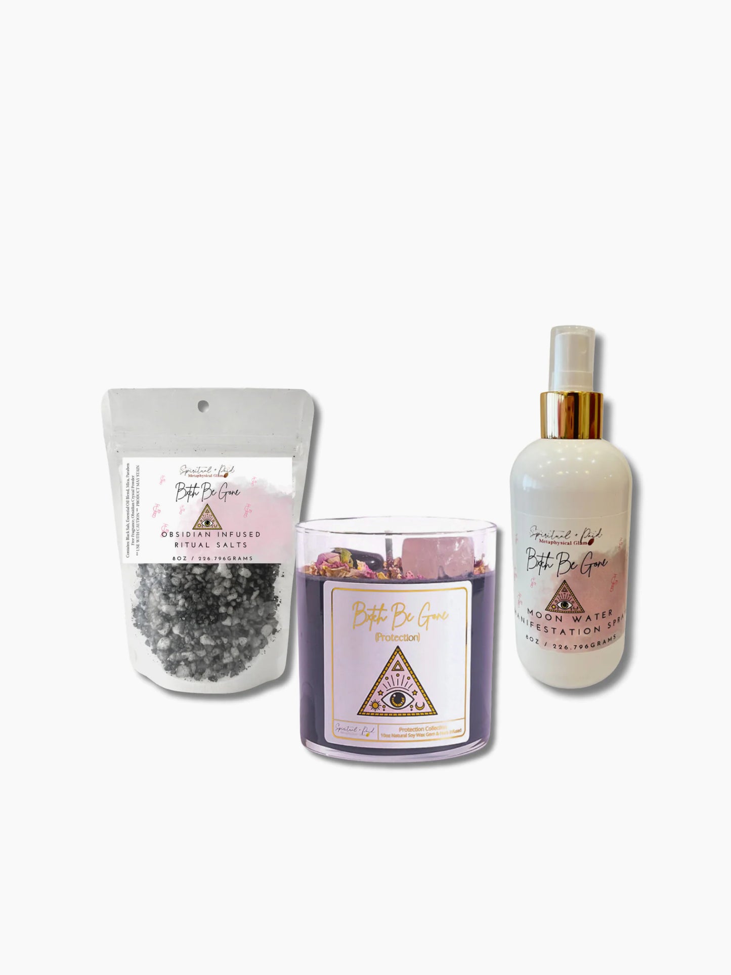 Bxtch Be Gone Triple Protection Bundle- Remove Negative Energy