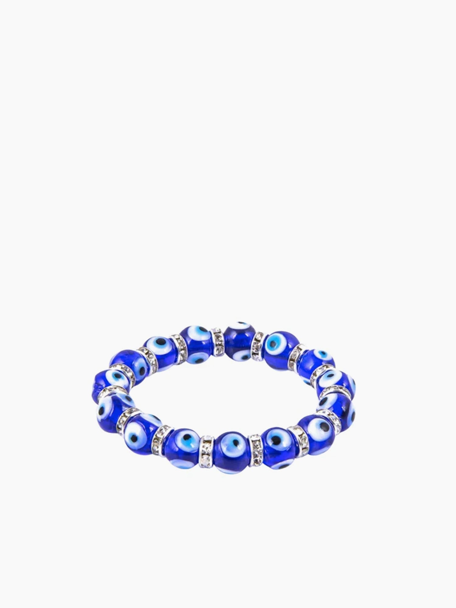 Evil Eye Bracelet-Light Blue w/ Crystal - Awakenings