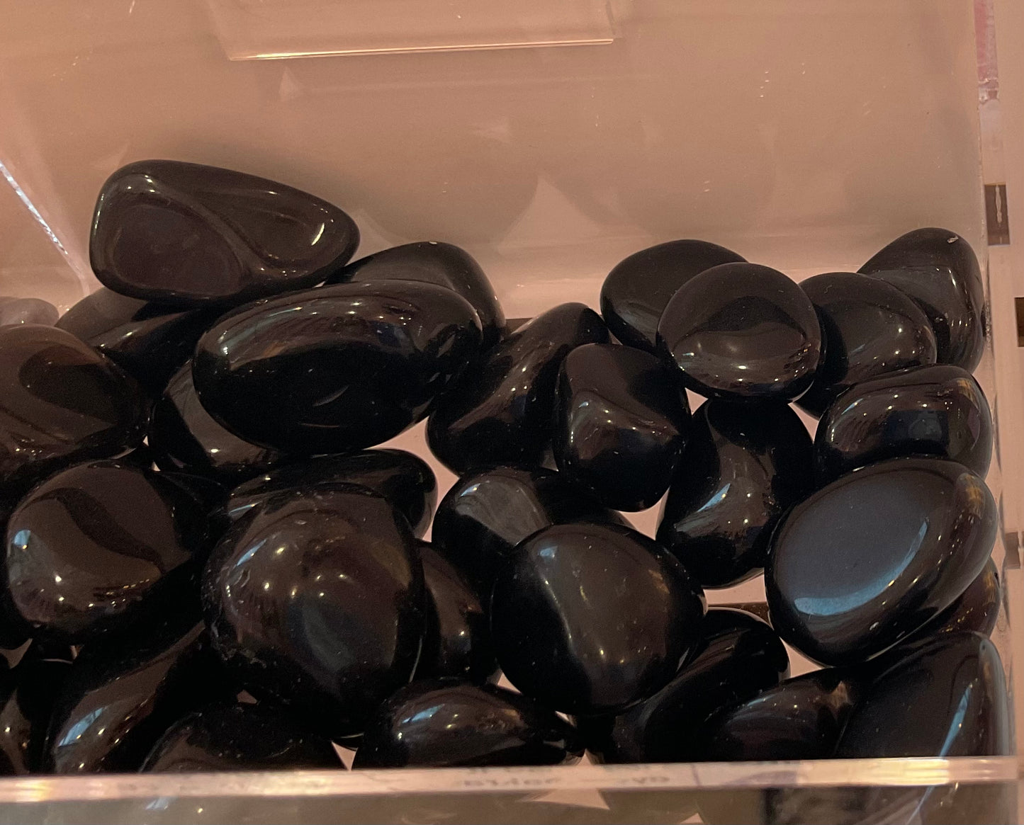 Black Onyx tumble stone