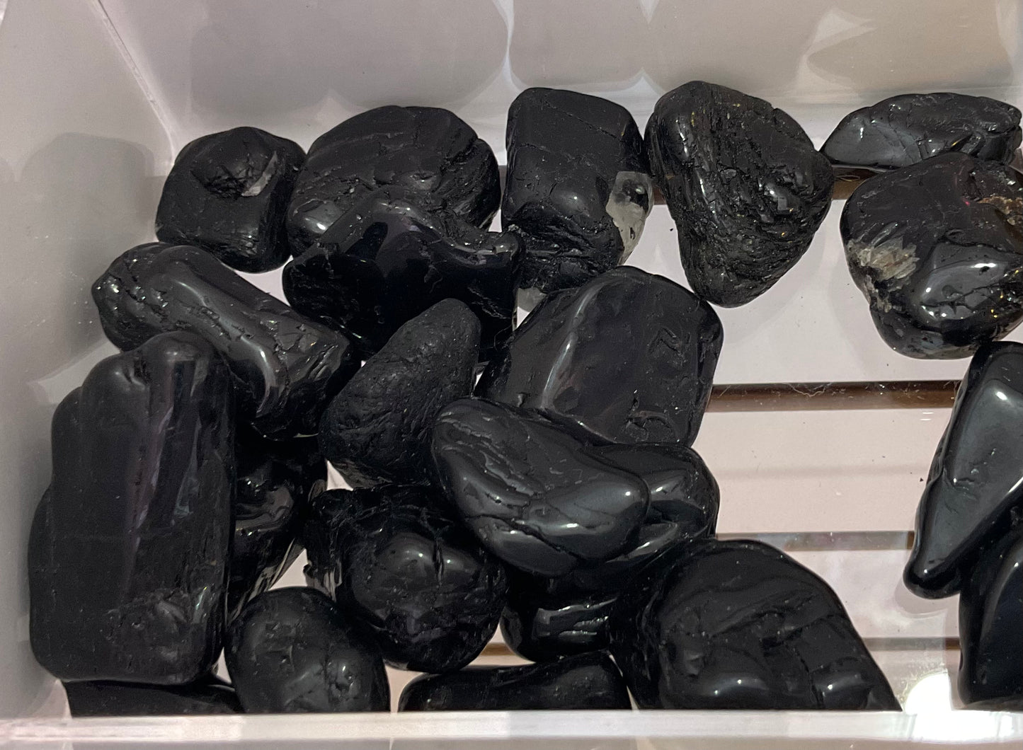 Black Tourmaline tumble stone