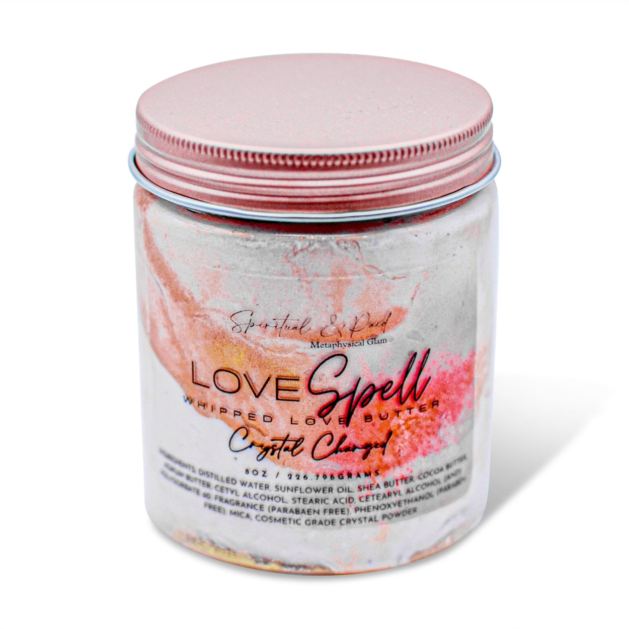 Love Spell Crystal Infused "Self love and Romance" Butter