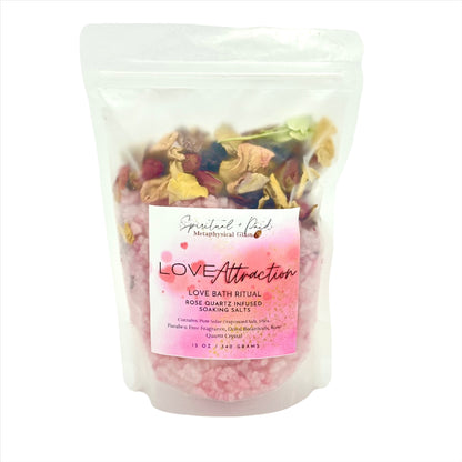 Love Attraction "Self Love & Romance" Crystal Infused Bath Salt